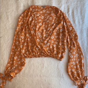 Mustard Yellow Floral Top